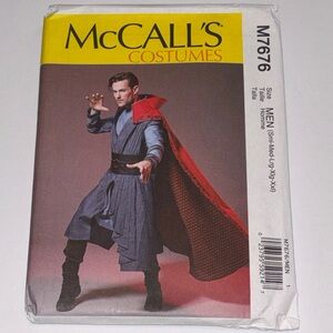 McCall's Men's Costume Sewing Pattern, model number M7676